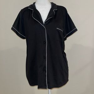TAHARI | Black PJ | Button Up | Large |